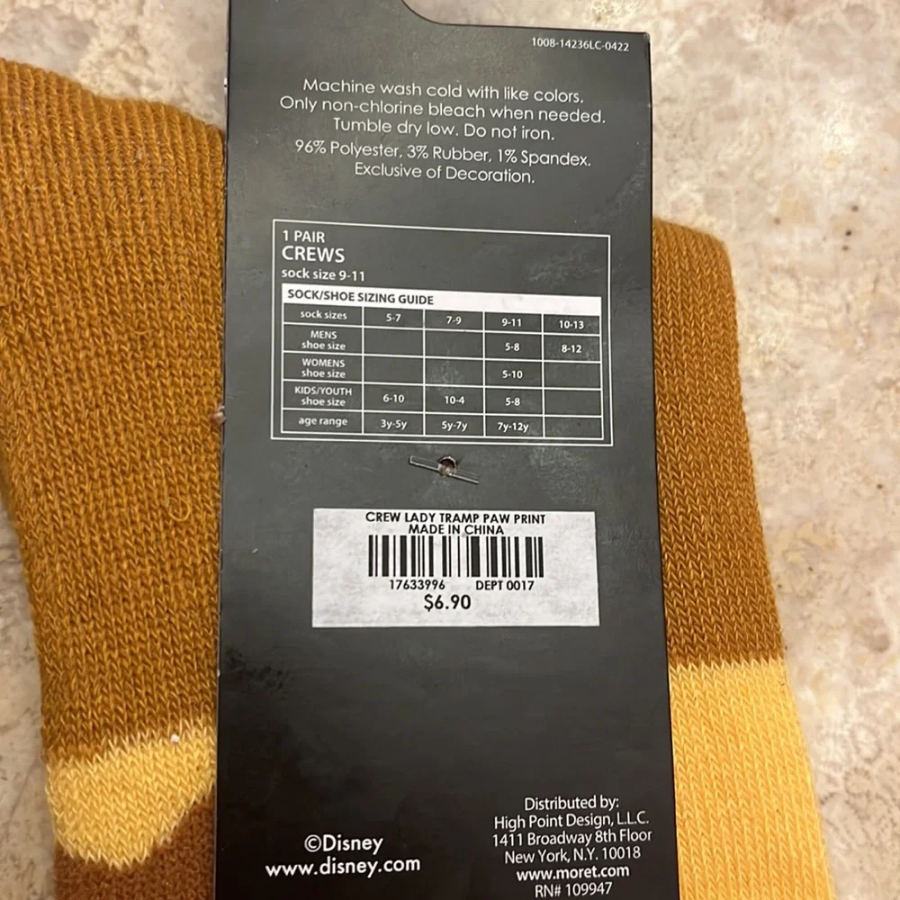 Hot Topic Socks Care Bears and Lady and the Tramp